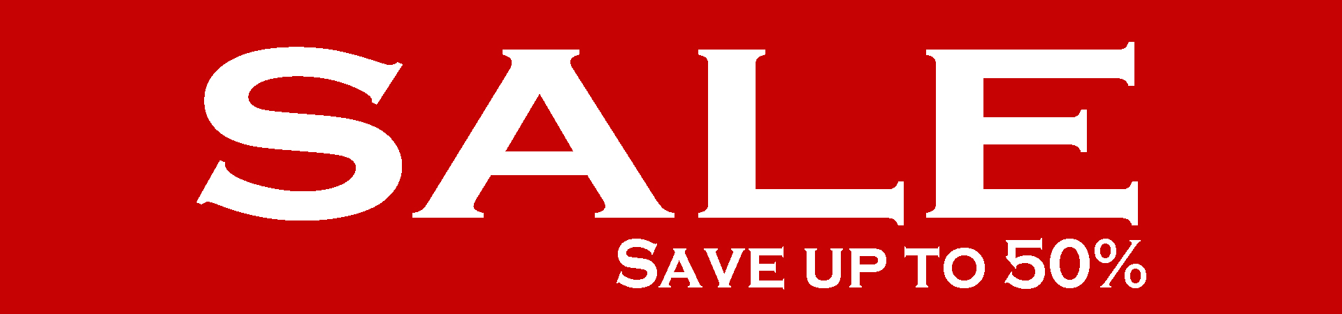 SALE Save up to 50%