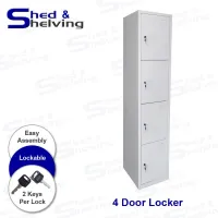 Picture of 4 Door Locker - Grey
