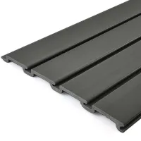 Picture of Slatwall PVC Panel Black 1220mm 6pc
