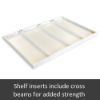 Picture of Long Span Shelving Metal Insert 600 - White