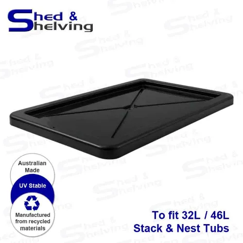 Picture of Lid Black for Tub Stack and Nest